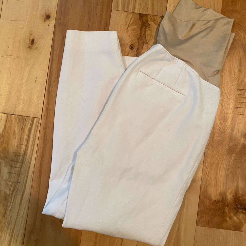 Maternity white barely worn